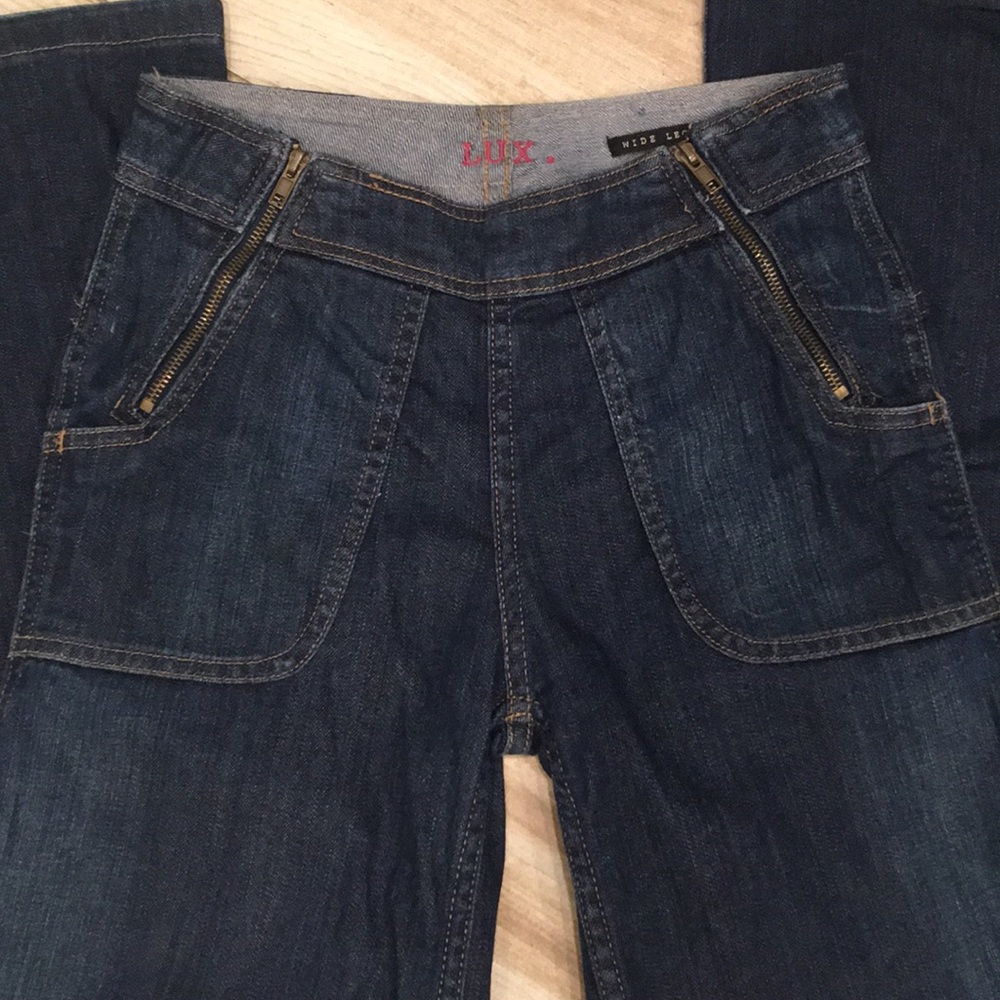 ✨ urban outfitters lux wide leg jeans ✨